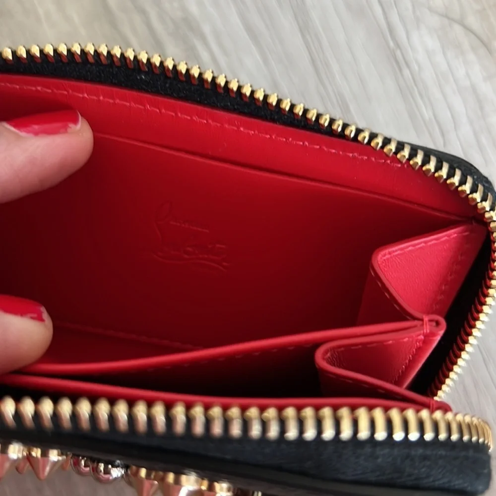 ๐ CHRISTIAN LOUBOUTIN - Like new in box Pannetone zippy wallet - Picture 7 of 8